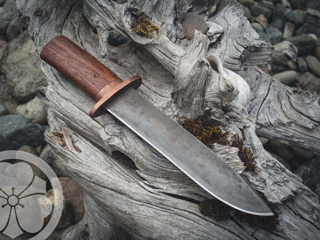 Sapele Satoyama Survival w/Handcrafted Sheath